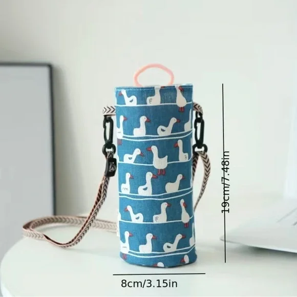 Linen Water or coffee bottle/thermos holder - Picture 10 of 13